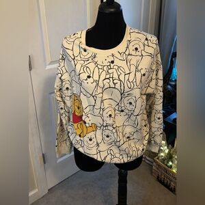 Target Cream and Black Winnie the Pooh Sweatshirt